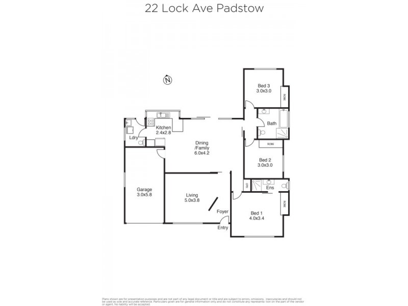 22 Lock Avenue, Padstow NSW 2211 Floorplan
