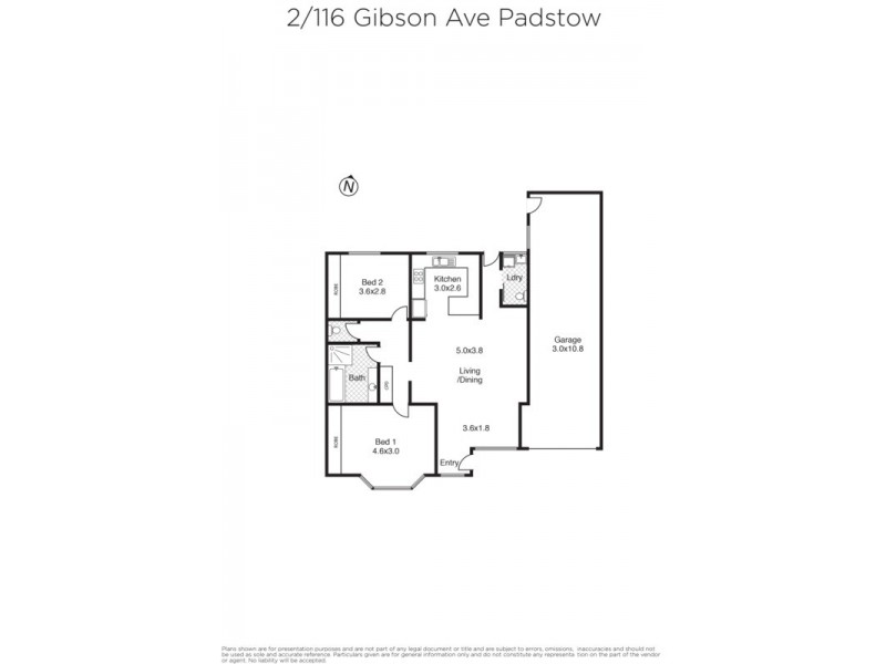 2/116 Gibson Avenue, Padstow NSW 2211 Floorplan
