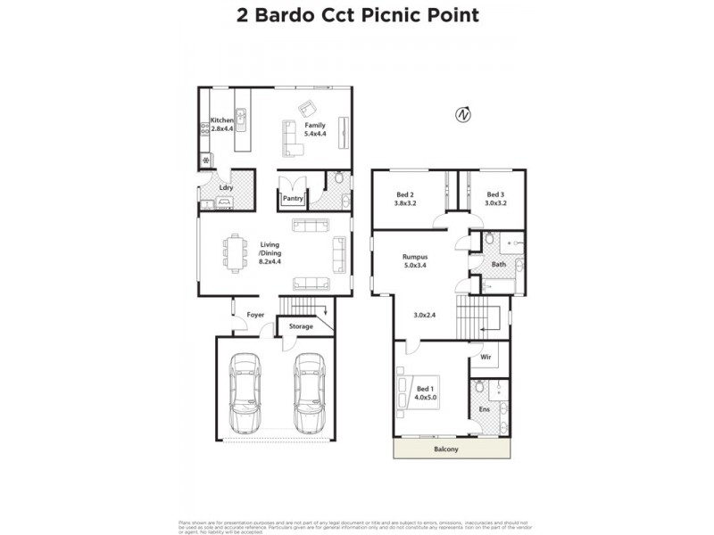 2 Bardo Circuit, Revesby Heights NSW 2212 Floorplan