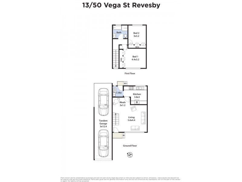 13/50 Vega Street, Revesby NSW 2212 Floorplan