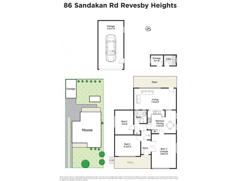86 Sandakan Road, Revesby Heights NSW 2212 Floorplan