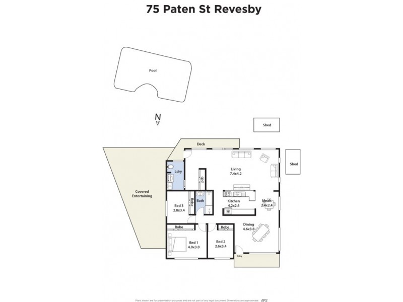 75 Paten Street, Revesby NSW 2212 Floorplan