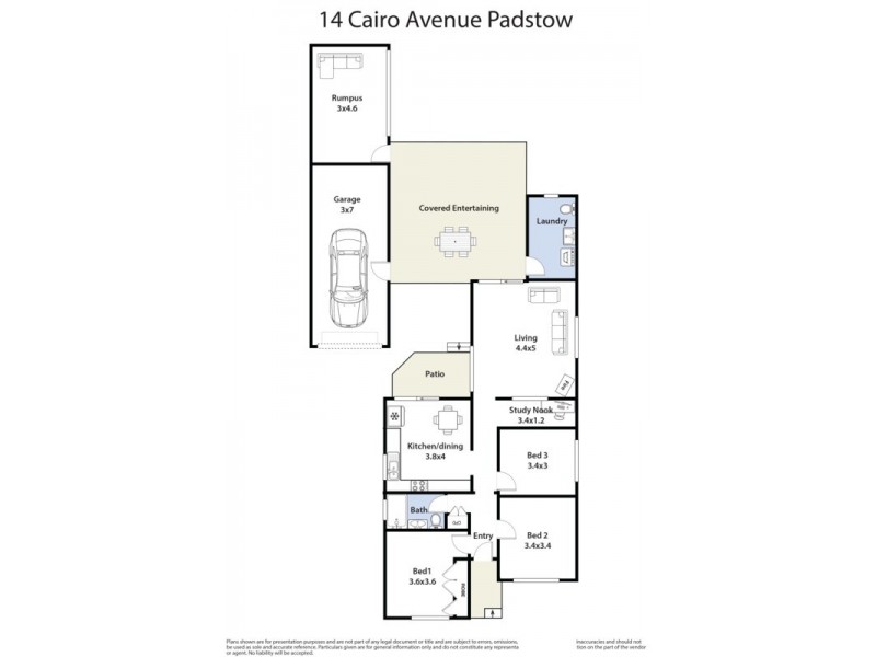 14 Cairo Avenue, Padstow NSW 2211 Floorplan