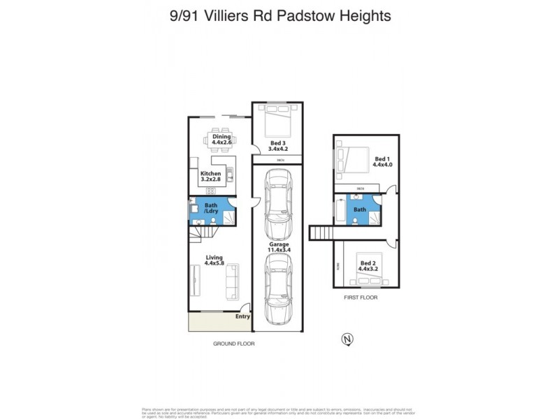9/91  Villiers Road, Padstow Heights NSW 2211 Floorplan