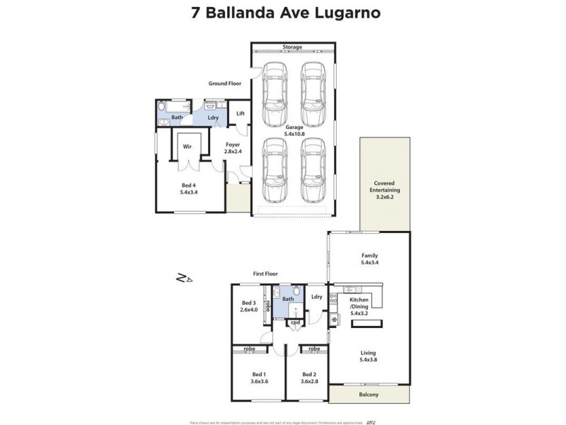 7 Ballanda Avenue, Lugarno NSW 2210 Floorplan