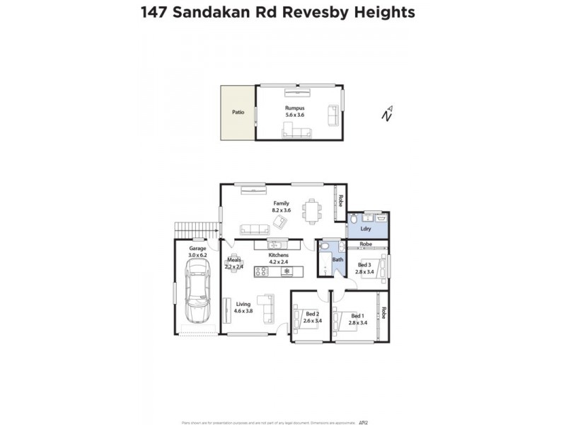 147 Sandakan Road, Revesby Heights NSW 2212 Floorplan