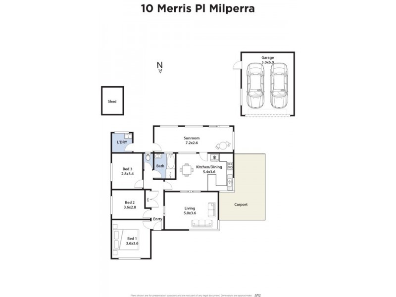 10 Merris Place, Milperra NSW 2214 Floorplan