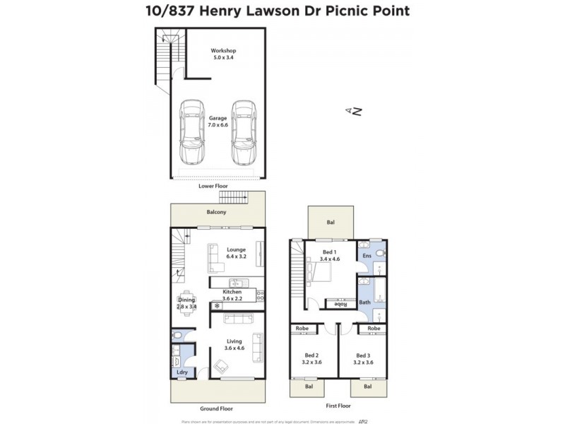10/837 Henry Lawson Drive, Picnic Point NSW 2213 Floorplan