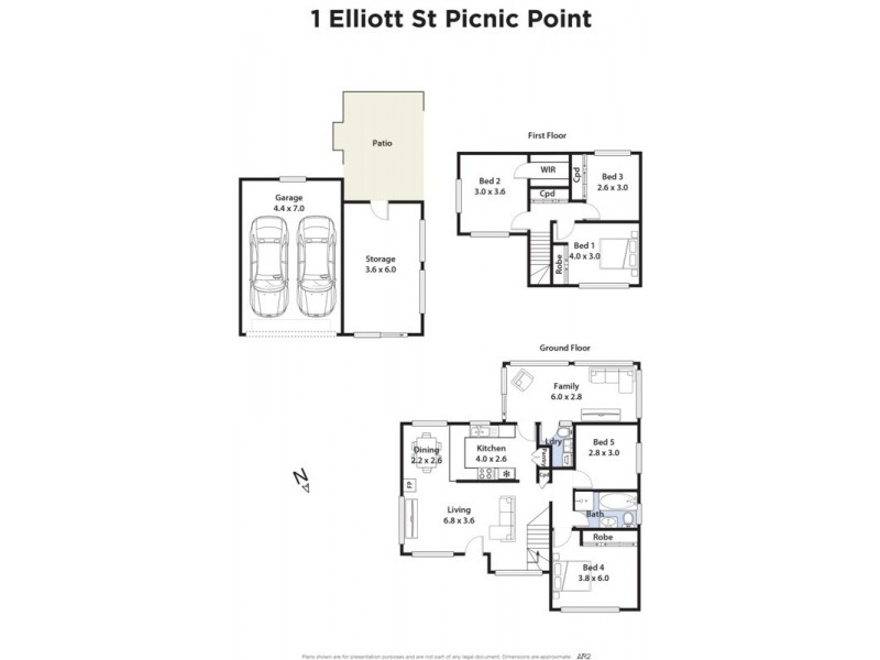 1 Elliott Street, Picnic Point NSW 2213 Floorplan
