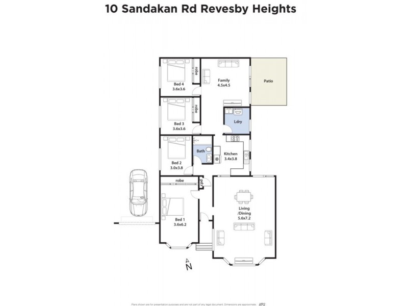 10 Sandakan Road, Revesby Heights NSW 2212 Floorplan