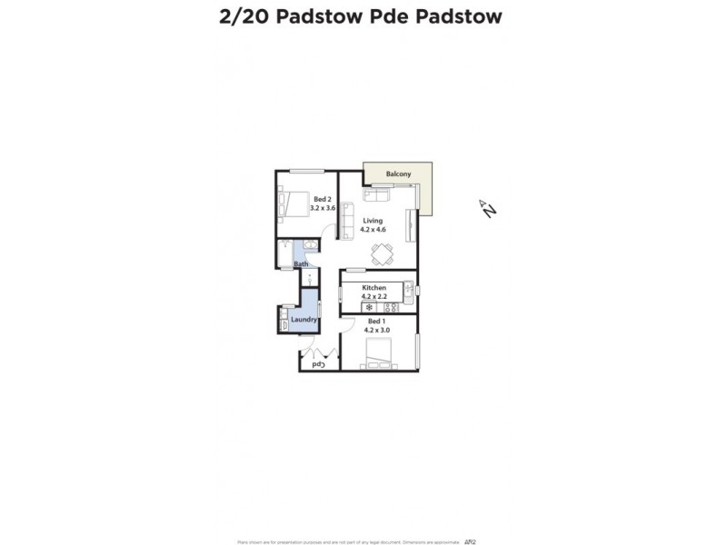 2/20 Padstow Parade, Padstow NSW 2211 Floorplan