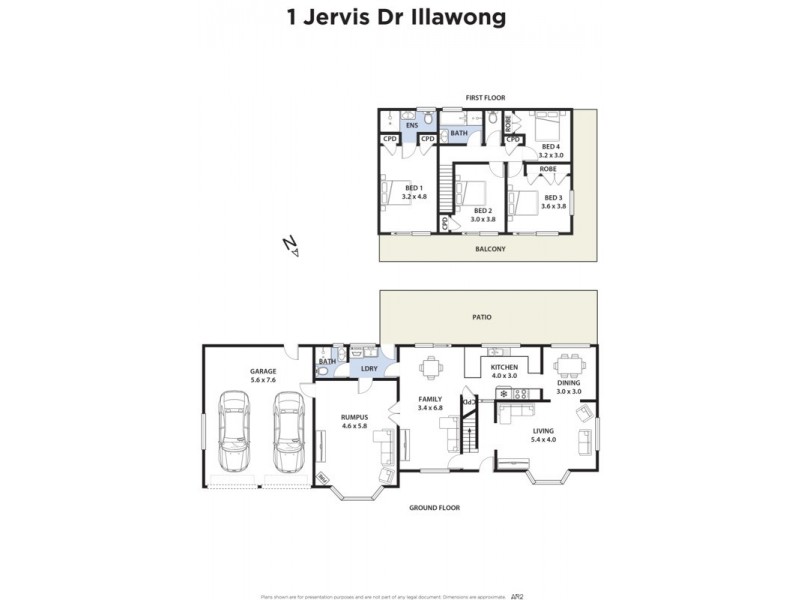 1  Jervis Drive, Illawong NSW 2234 Floorplan
