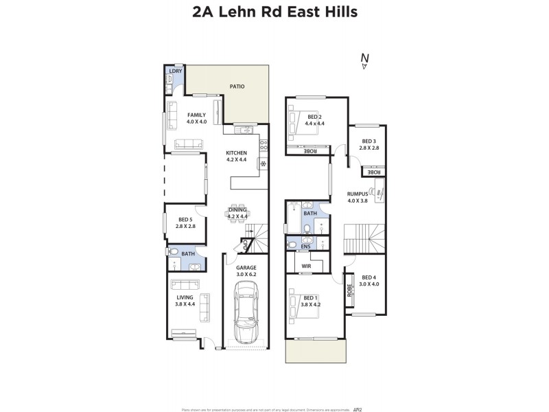 2A Lehn Road, East Hills NSW 2213 Floorplan