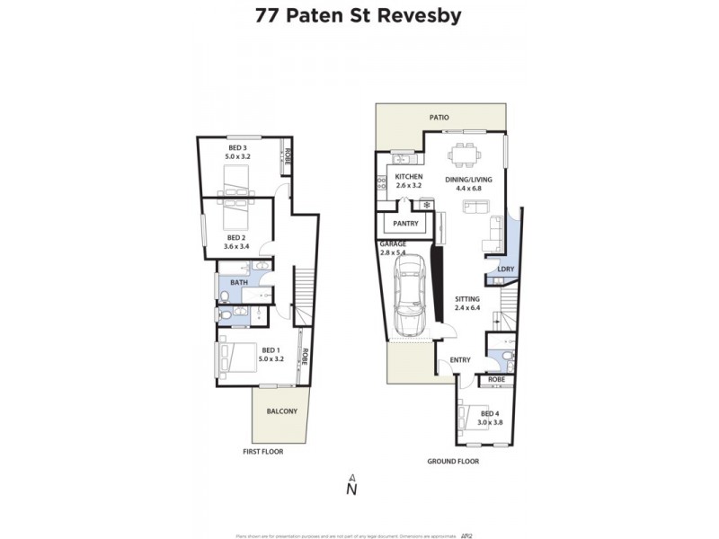 77A Paten Street, Revesby NSW 2212 Floorplan