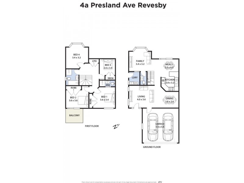 4A Presland Avenue, Revesby NSW 2212 Floorplan
