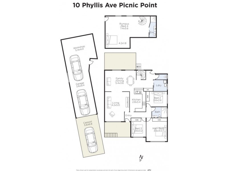 10 Phyllis Avenue, Picnic Point NSW 2213 Floorplan