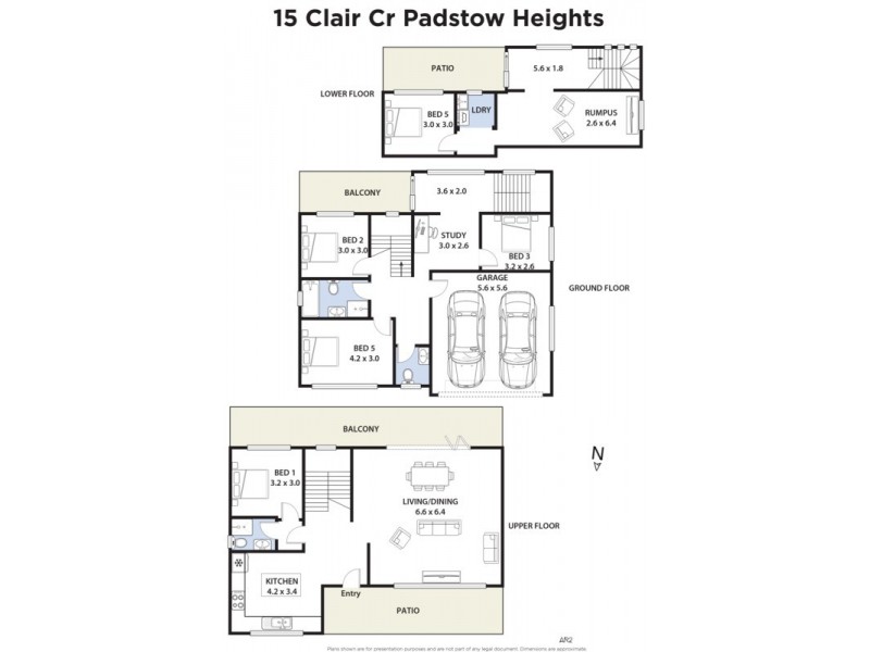 15 Clair Crescent, Padstow Heights NSW 2211 Floorplan