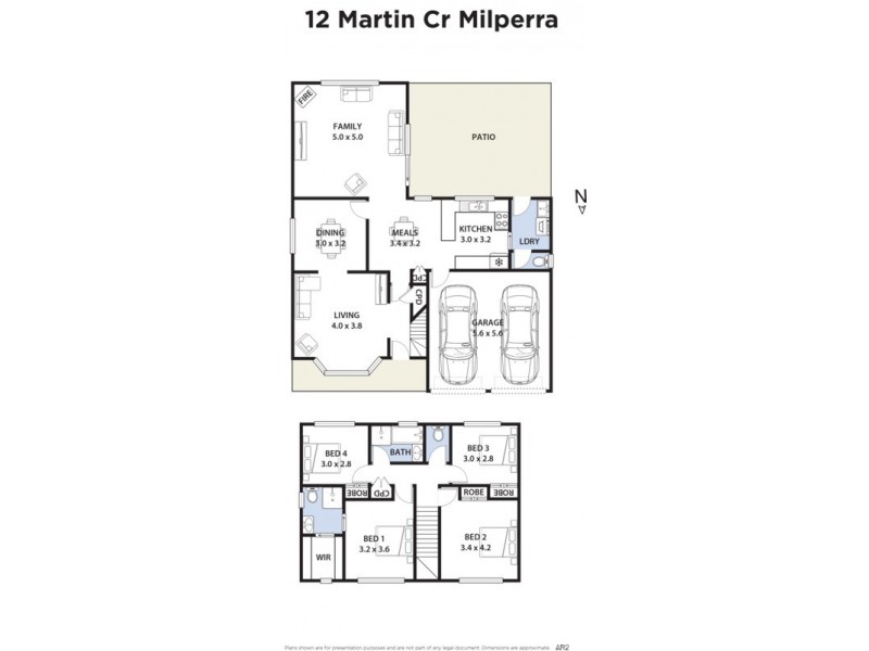 12 Martin Crescent, Milperra NSW 2214 Floorplan