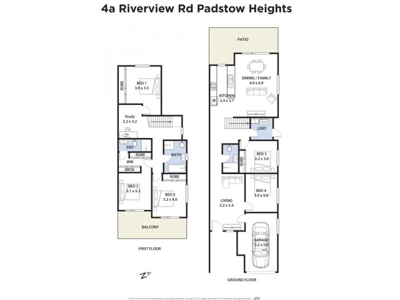 4A Riverview Road, Padstow Heights NSW 2211 Floorplan