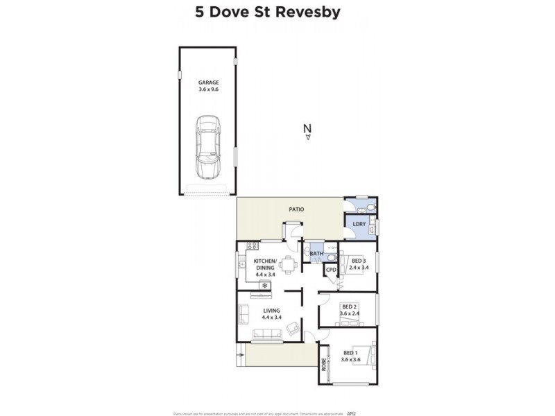 5 Dove Street, Revesby NSW 2212 Floorplan