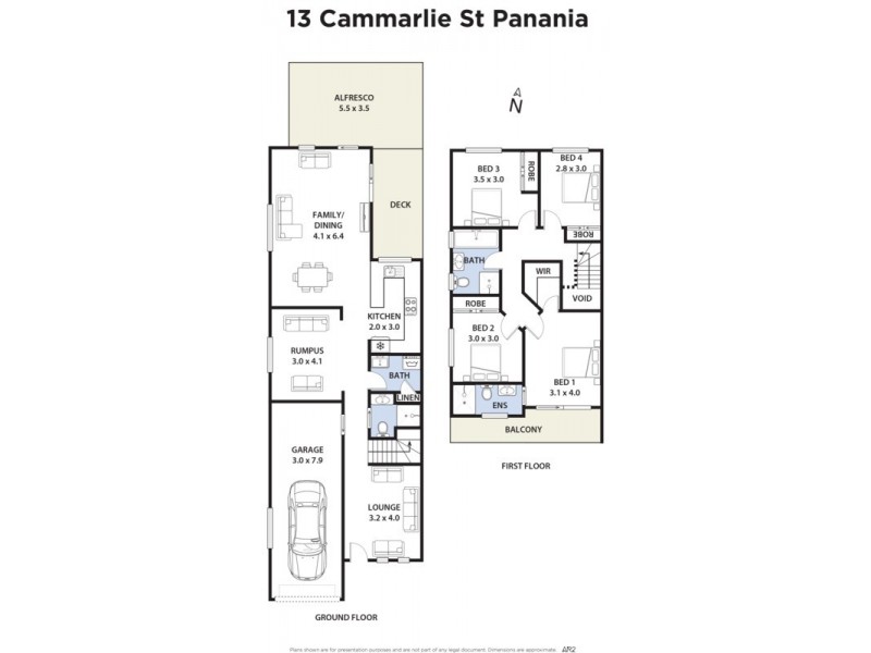13 Cammarlie Street, Panania NSW 2213 Floorplan