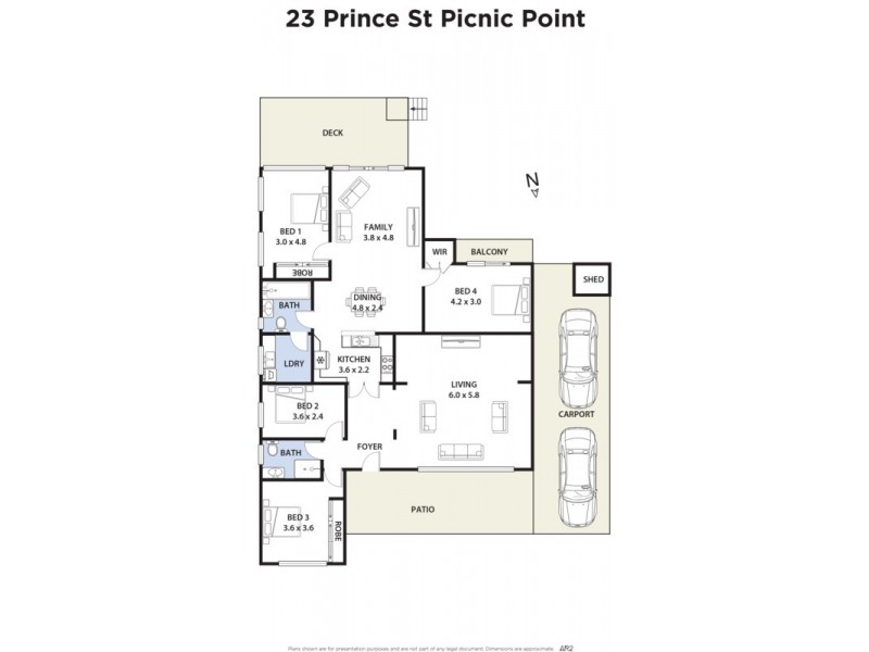 23 Prince Street, Picnic Point NSW 2213 Floorplan