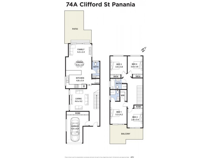 74A Clifford Street, Panania NSW 2213 Floorplan