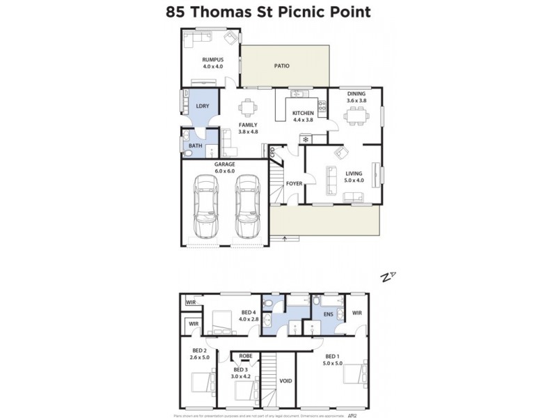85 Thomas Street, Picnic Point NSW 2213 Floorplan