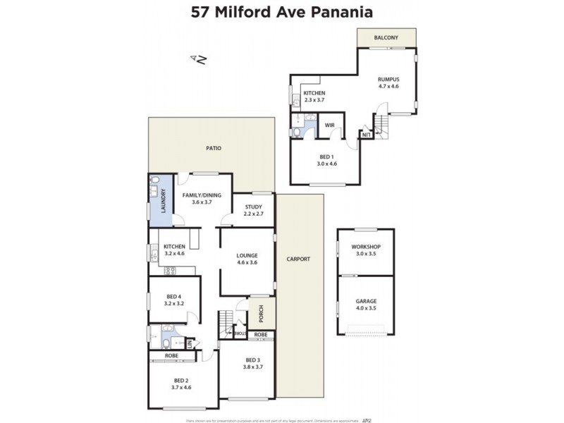 57 Milford Avenue, Panania NSW 2213 Floorplan