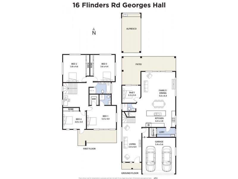 16 Flinders Road, Georges Hall NSW 2198 Floorplan