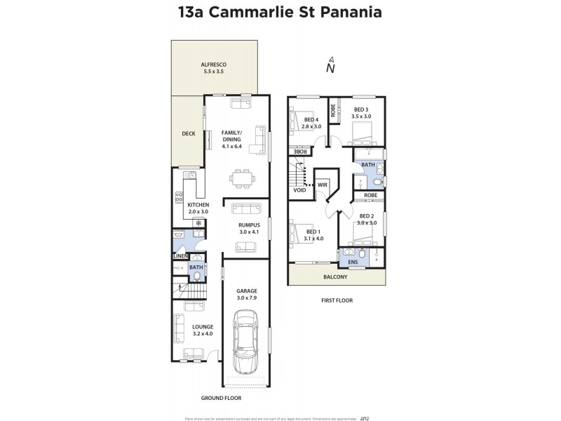 13A Cammarlie Street, Panania NSW 2213 Floorplan