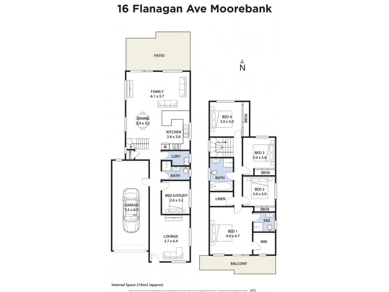 16A Flanagan Avenue, Moorebank NSW 2170 Floorplan