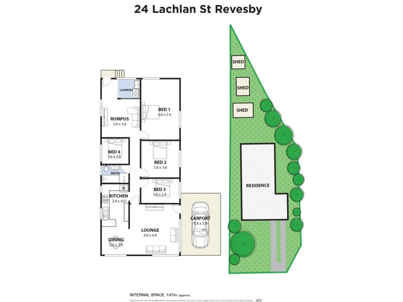 24 Lachlan Street, Revesby NSW 2212 Floorplan