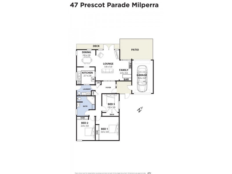 47  Prescott Parade, Milperra NSW 2214 Floorplan