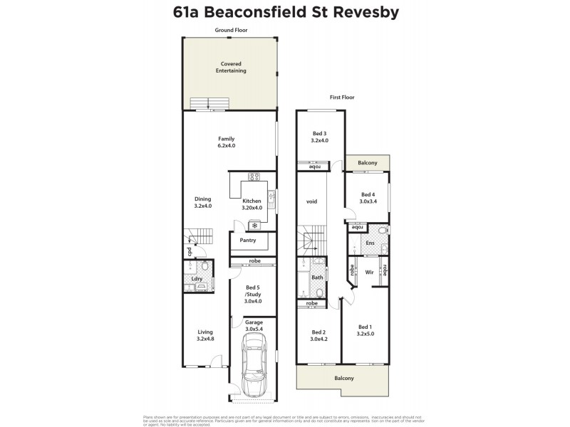 61A Beaconsfield Street, Revesby NSW 2212 Floorplan