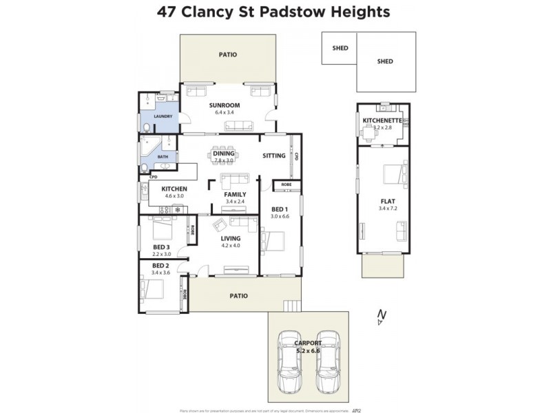 47 Clancy Street, Padstow Heights NSW 2211 Floorplan