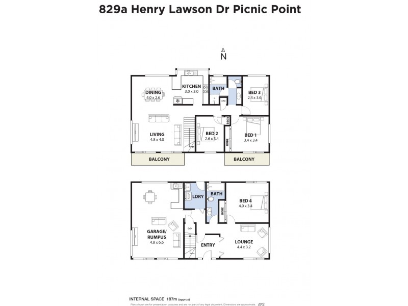 829A Henry Lawson Drive, Picnic Point NSW 2213 Floorplan