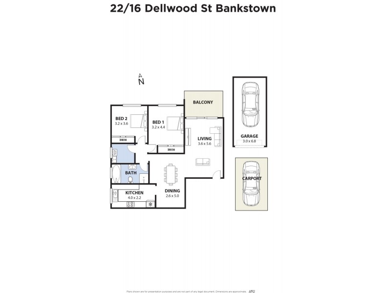 22/16 Dellwood Street, Bankstown NSW 2200 Floorplan
