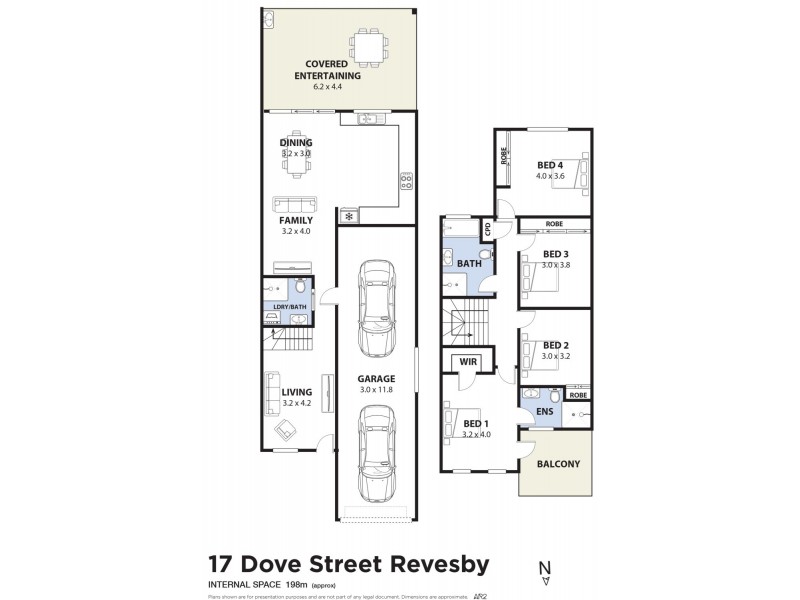 17A Dove Street, Revesby NSW 2212 Floorplan