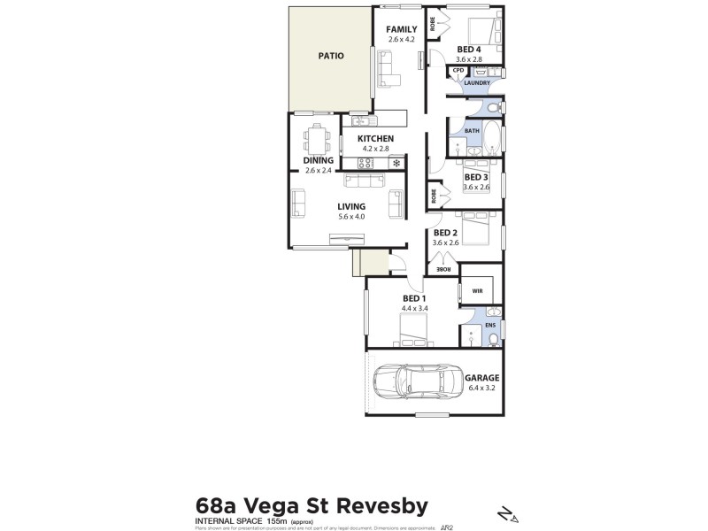 68a Vega Street, Revesby NSW 2212 Floorplan