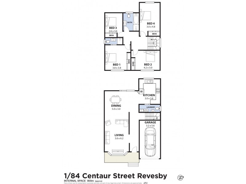 1/84 Centaur Street, Revesby NSW 2212 Floorplan