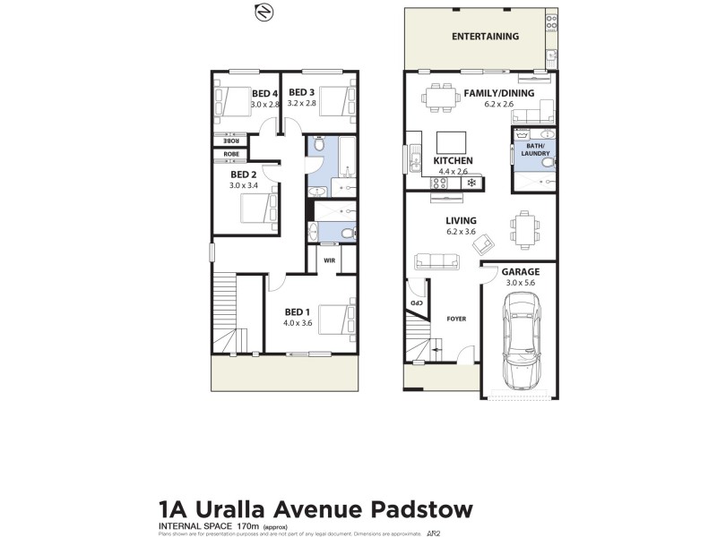 1A Uralla Avenue, Padstow NSW 2211 Floorplan