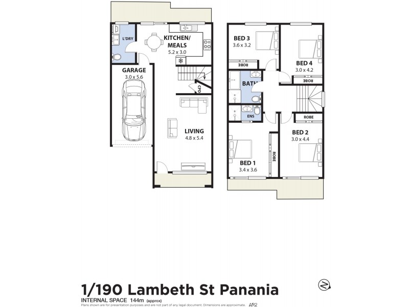 1/190 Lambeth Street, Picnic Point NSW 2213 Floorplan