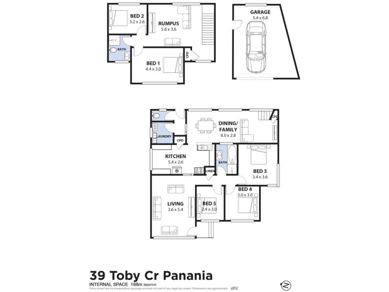 39 Toby Crescent, Panania NSW 2213 Floorplan