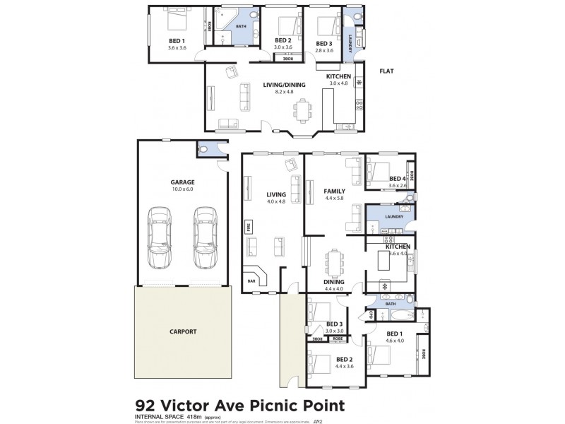 92 Victor Avenue, Picnic Point NSW 2213 Floorplan