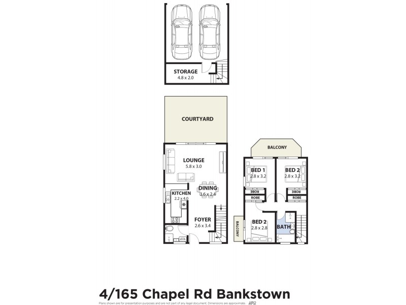 4/165 Chapel Road, Bankstown NSW 2200 Floorplan