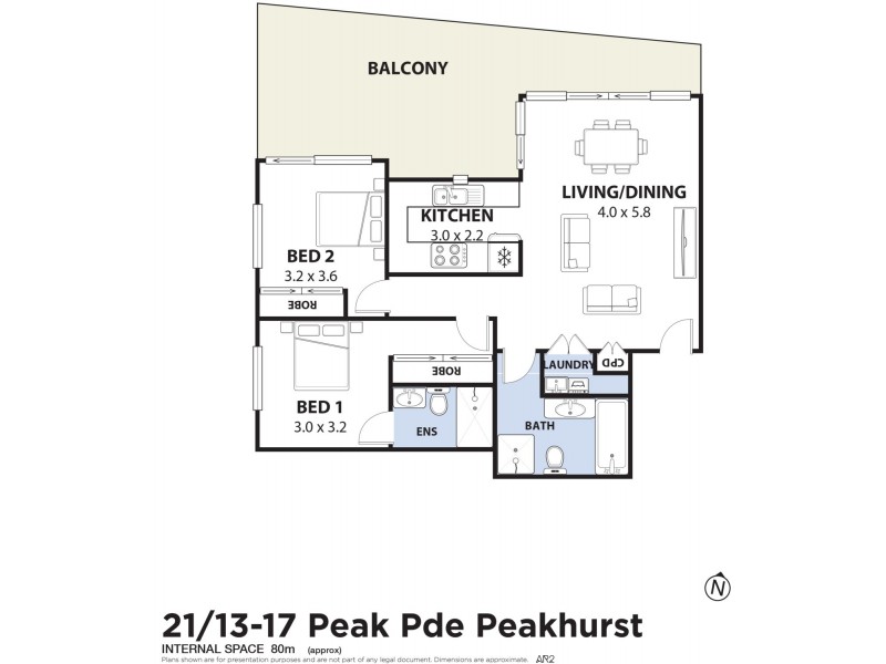 17/13-17 Peake Parade, Peakhurst NSW 2210 Floorplan