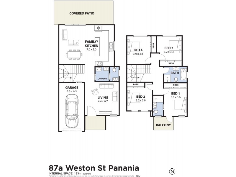 87A Weston Street, Panania NSW 2213 Floorplan