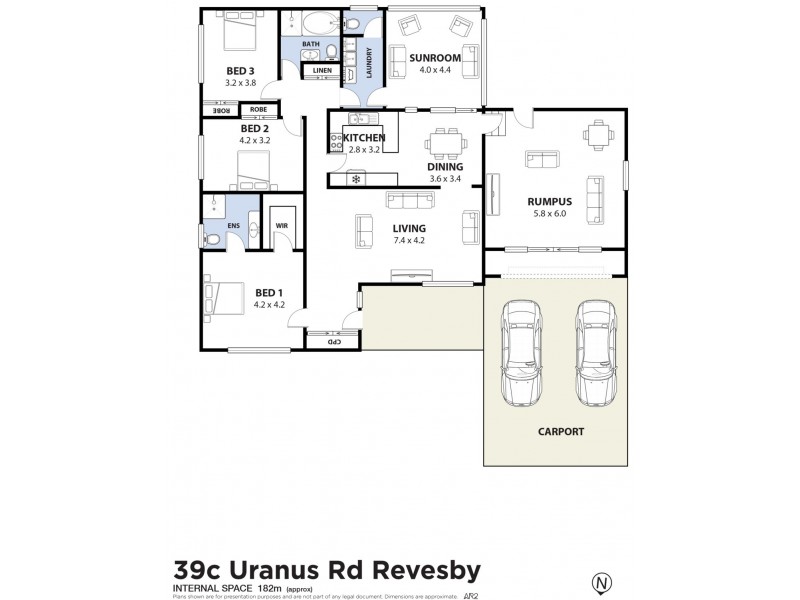 39C Uranus Road, Padstow NSW 2211 Floorplan