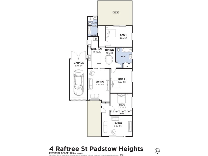 4 Raftree Street, Padstow Heights NSW 2211 Floorplan